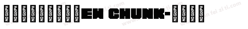 超粗体免费英文字体EW Chunk字体转换